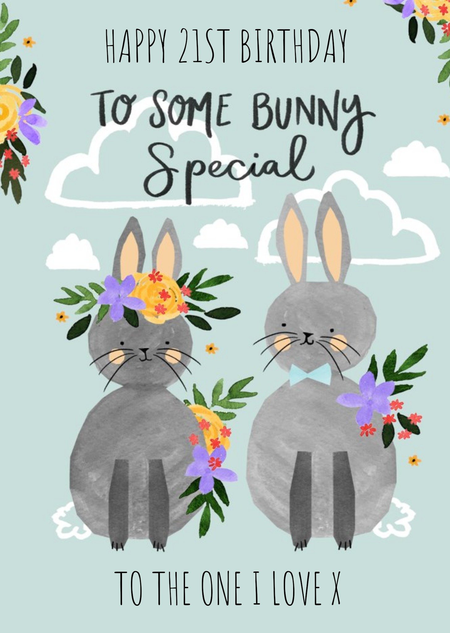 Moonpig Okey Dokey Design Cute To Some Bunny Special Birthday Card Ecard