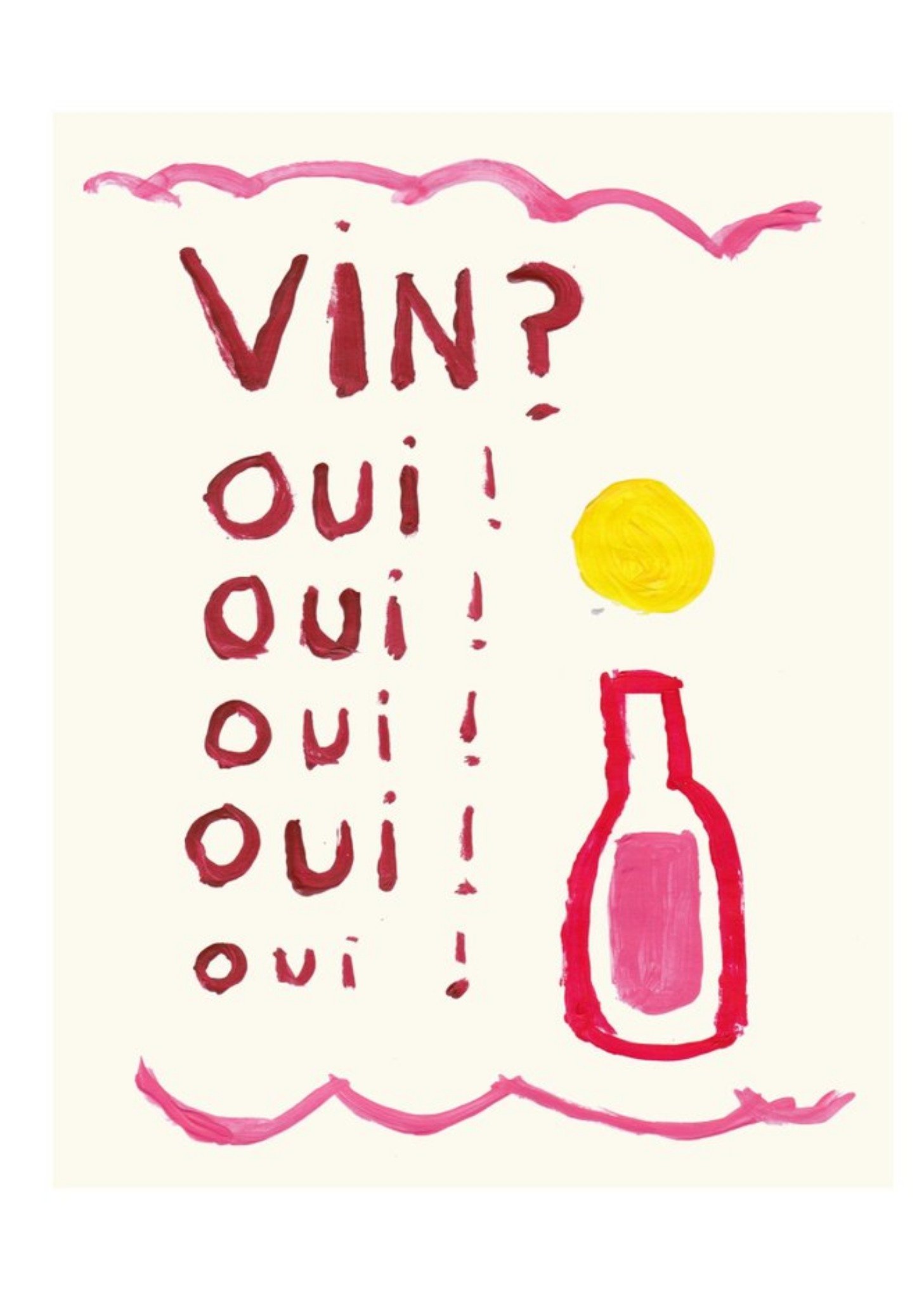 Vin? Oui Card Ecard