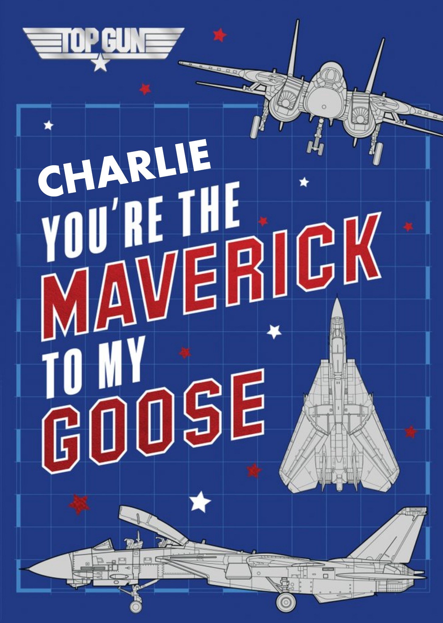 Other Top Gun You're The Maverick To My Goose Birthday Card, Large