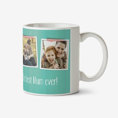 Mother's Day Blue Photo Upload Mug