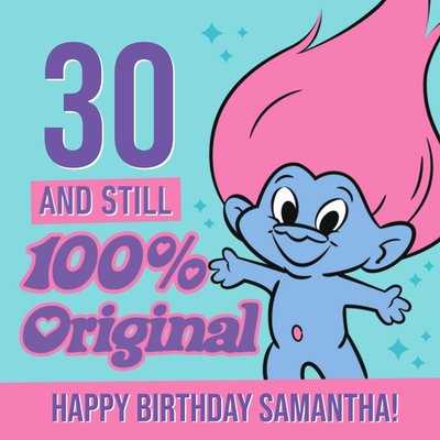 Funny Trolls Birthday Card Still 100% Original