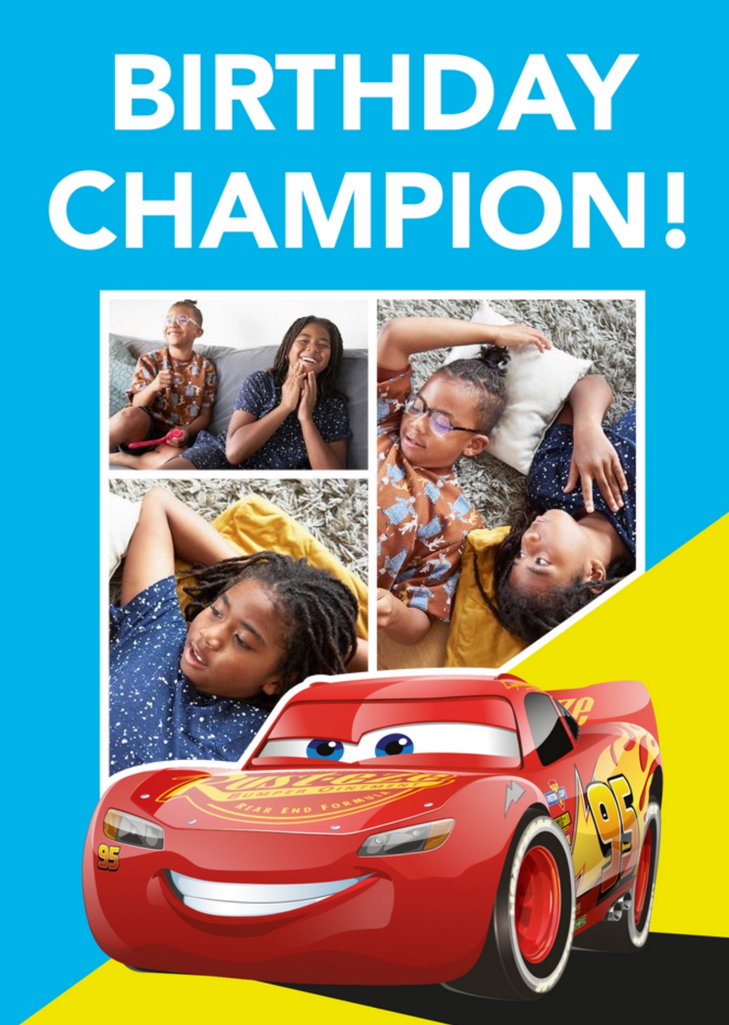 Disney Pixar Cars Photo Upload Birthday Card Ecard