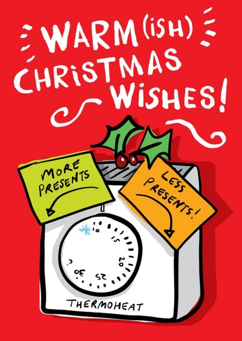 Warm(ish) Christmas Wishes Card