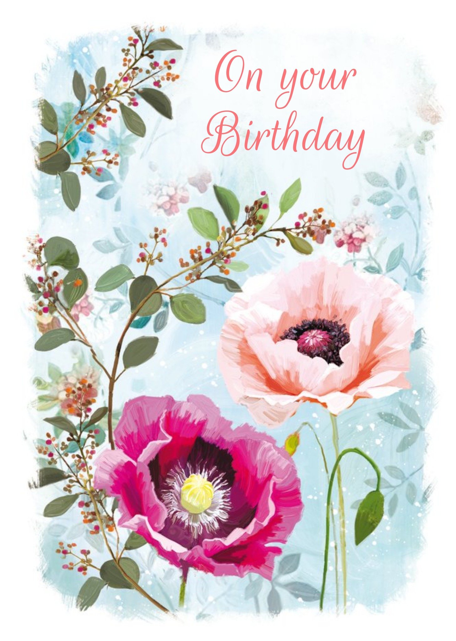 Ling Design Springtime Blooms On Your Birthday Card Ecard