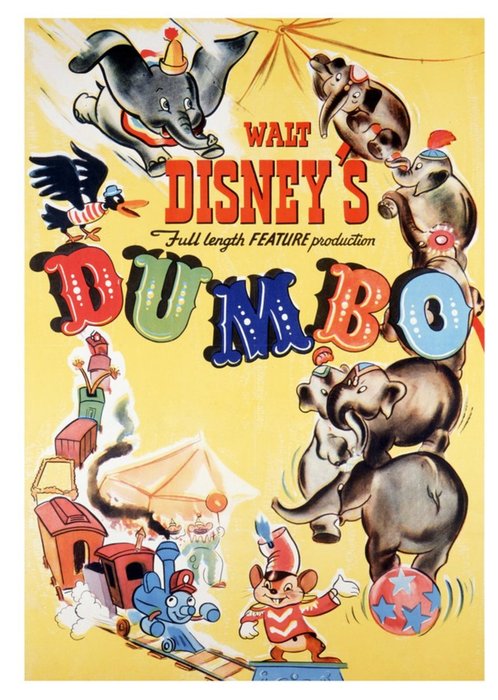 Disney Classic Dumbo Circus Card
