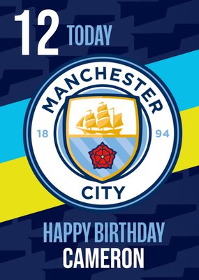 Man City Birthday Card