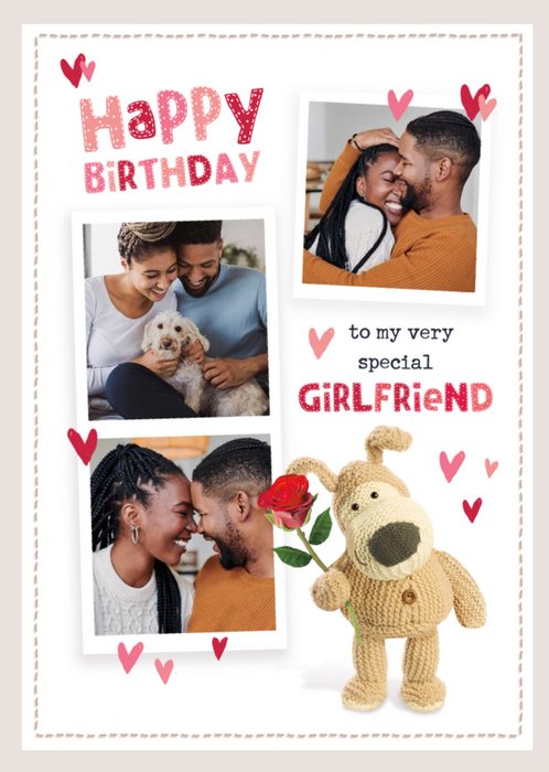 Boofle Girlfriend's Photo Upload Birthday Card