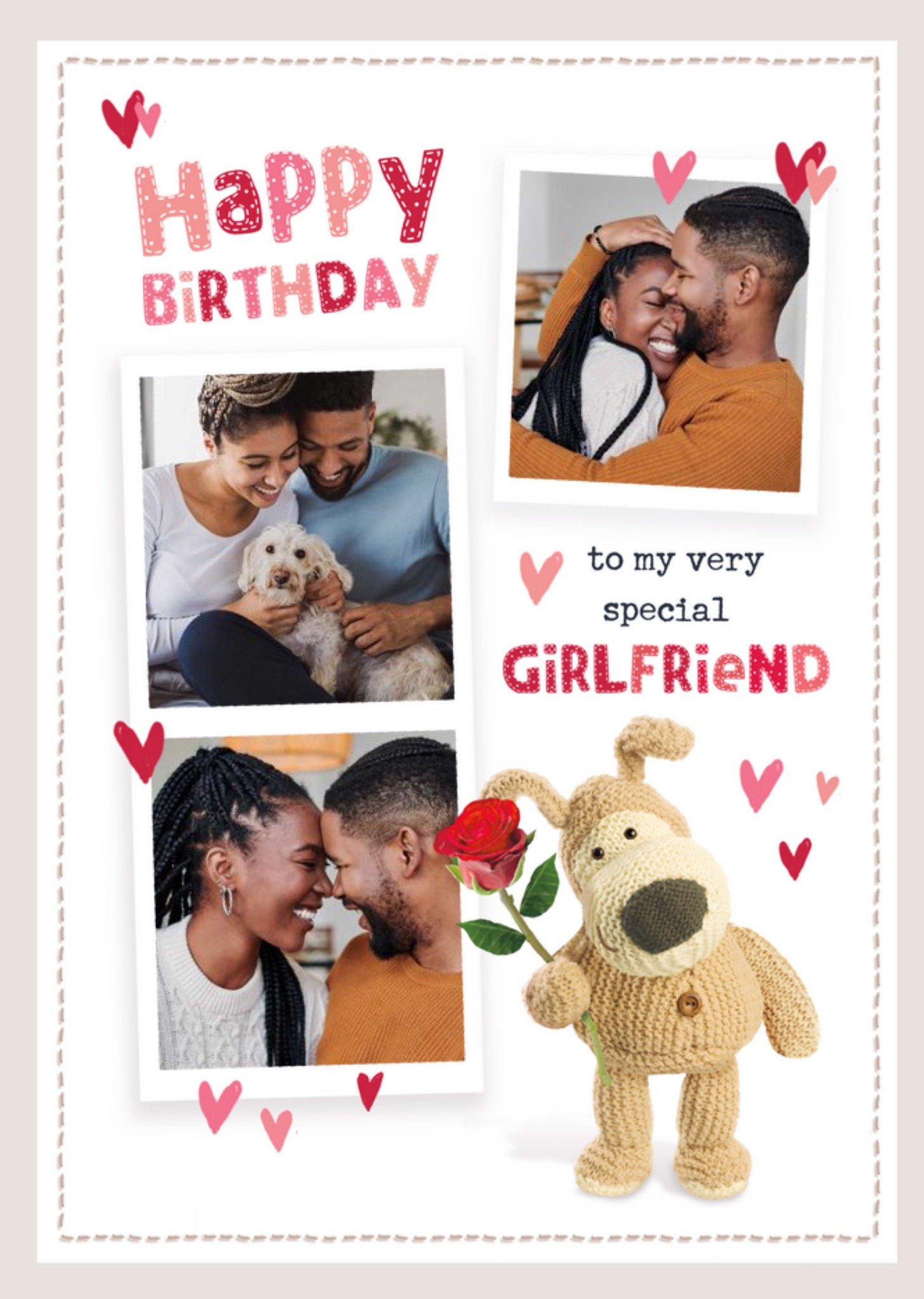 Boofle Girlfriend's Photo Upload Birthday Card Ecard