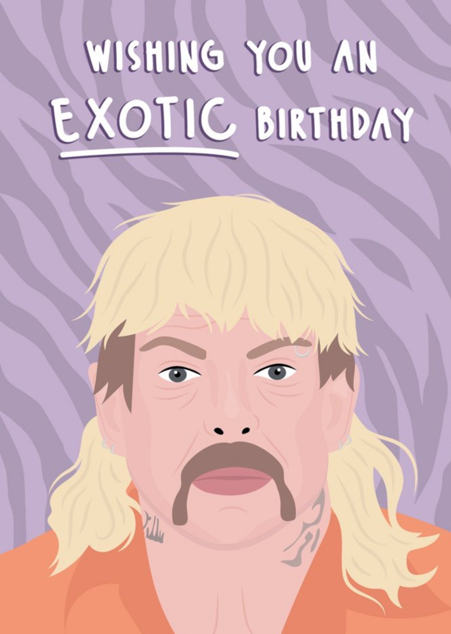 Rumble Cards Modern Funny Wishing You An Exotic Birthday Card Ecard
