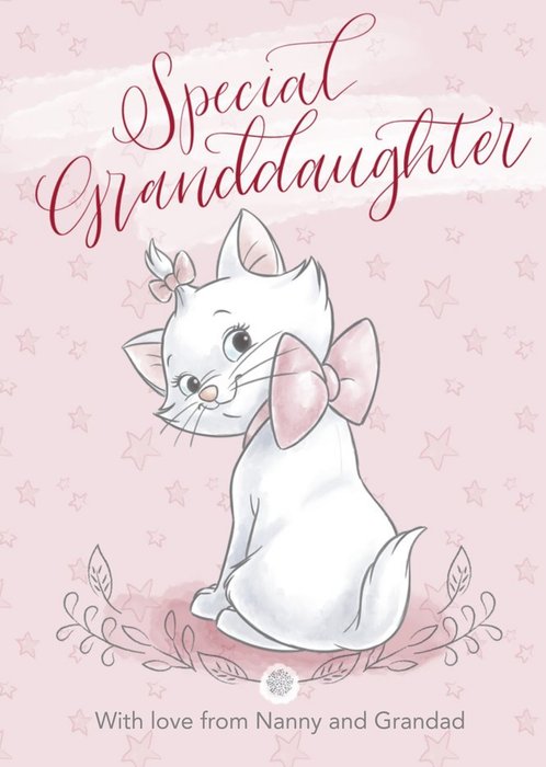 Disney Aristocats - Cute Granddaughter birthday card