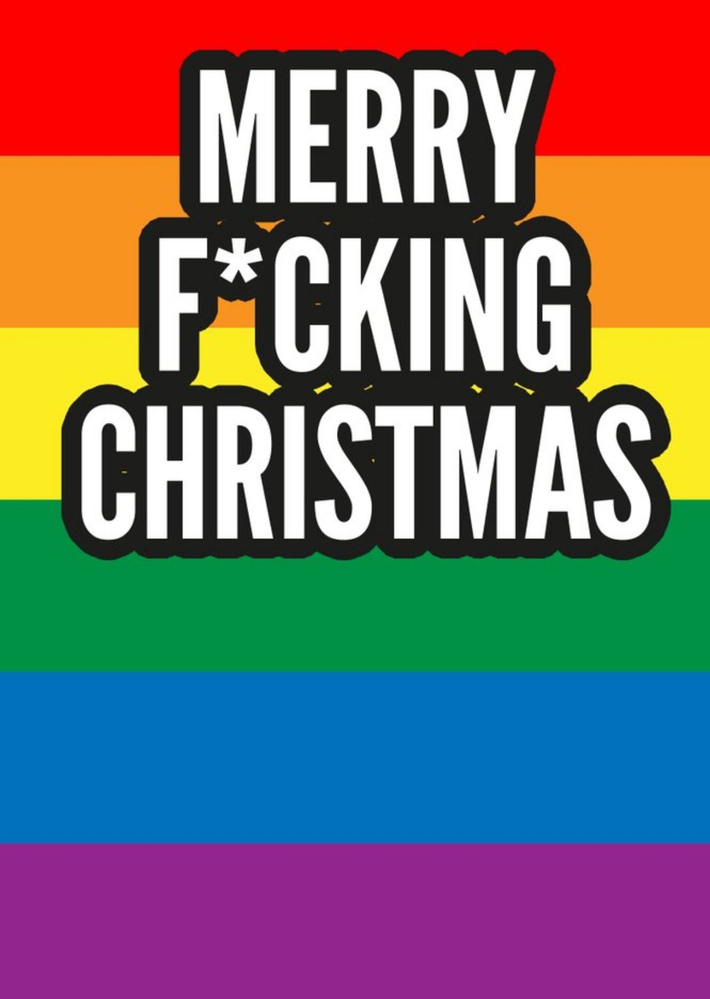 Filthy Sentiments Merry Christmas Card