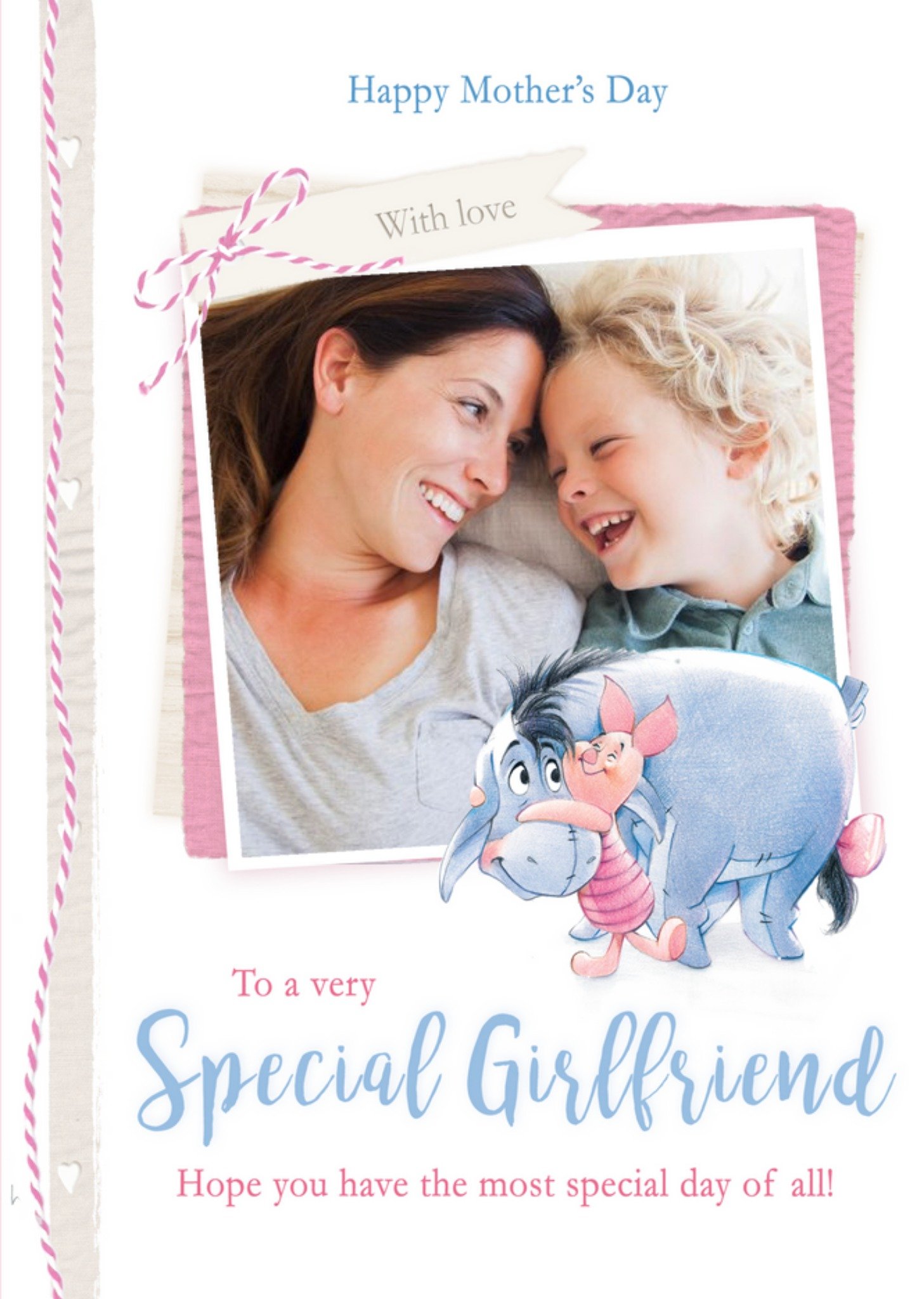 Disney Winnie The Pooh To My Special Girlfriend On Mother's Day Photo Cardd Ecard