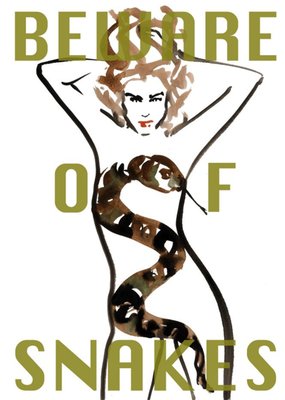 Canetti Illustrations Watercolour Snakes Valentine's Day Australia Card