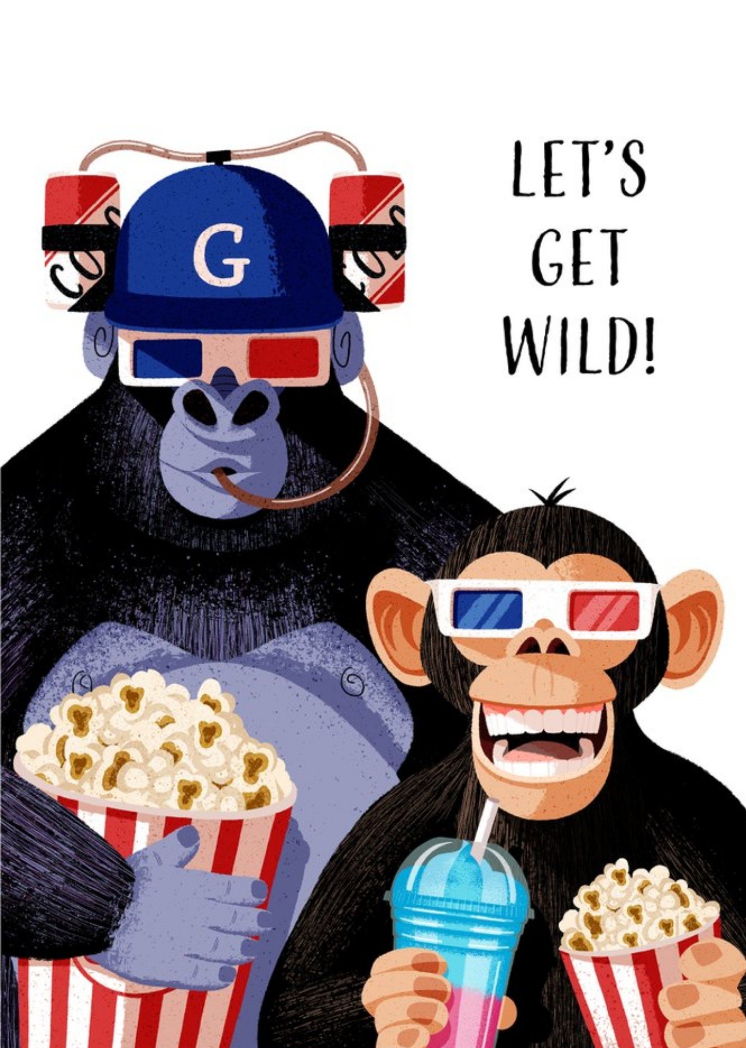 Folio Lets Get Wild Birthday Card Ecard