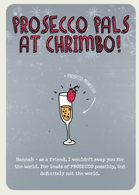 Prosecco Pals Christmas Card