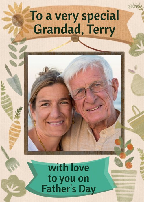 To A Very Special Grandad Photo Upload Father's Day Card