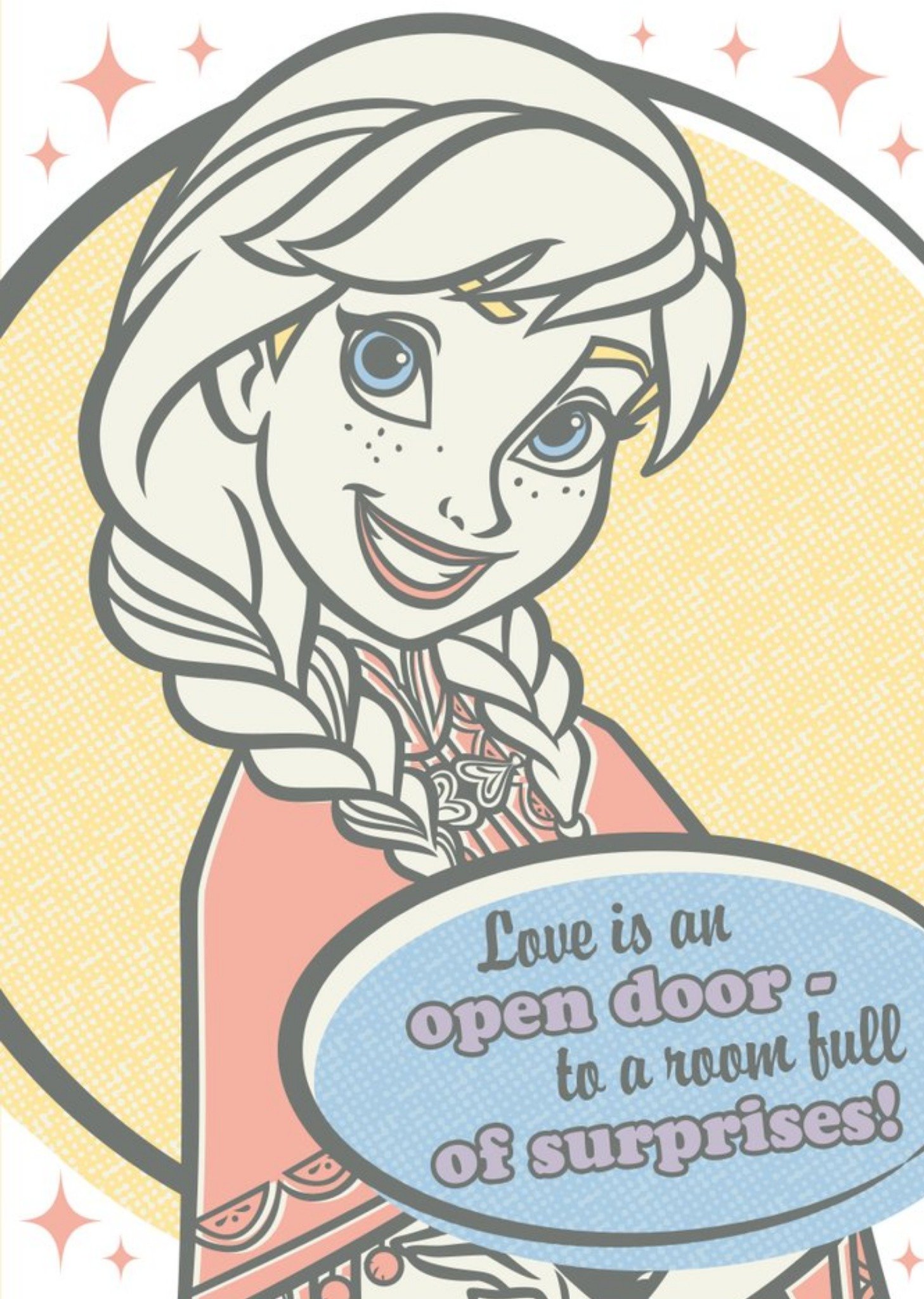 Disney Frozen Anna Love Is Full Of Surprises Card Ecard