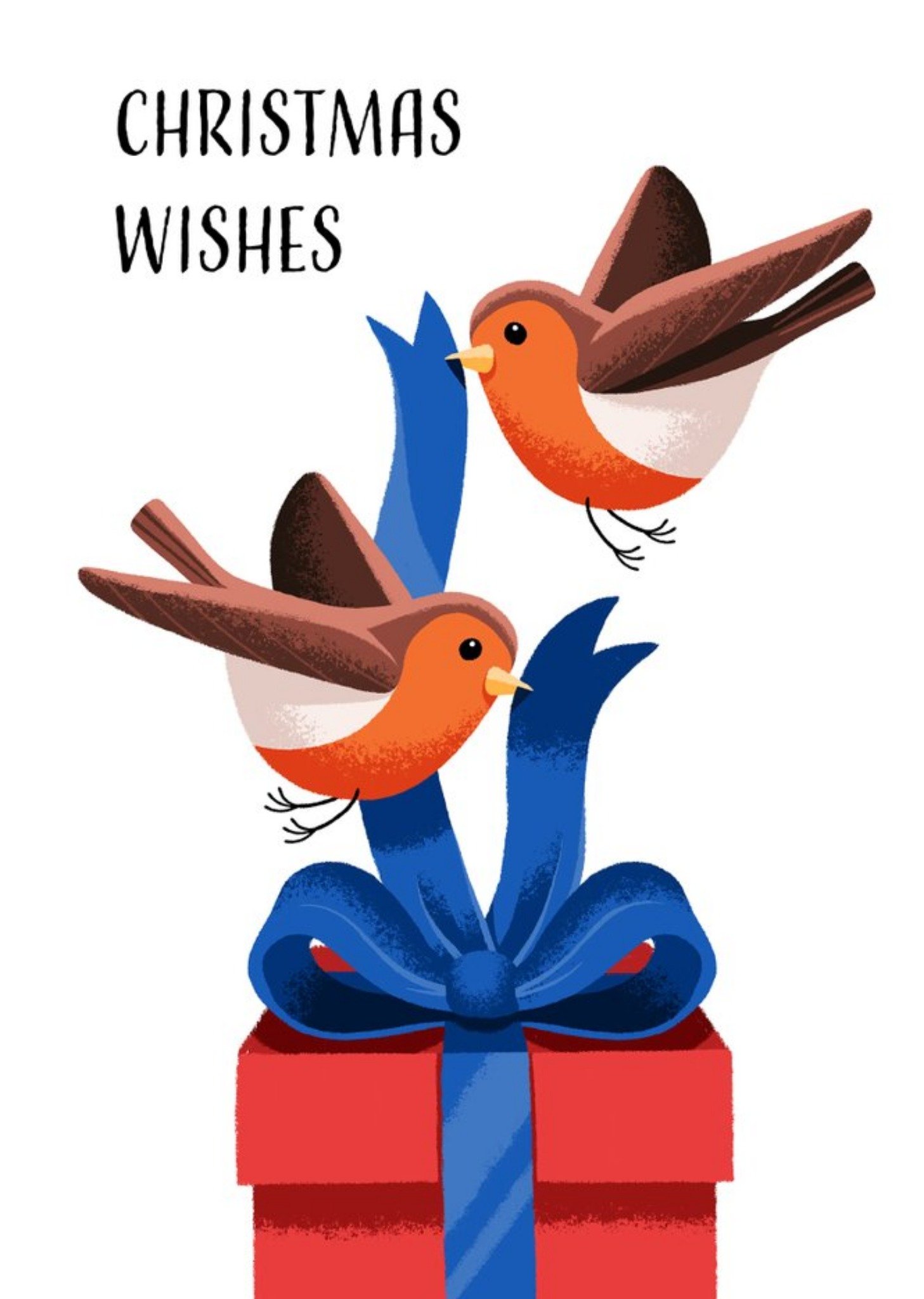 Folio Robin Christmas Wishes Card Ecard