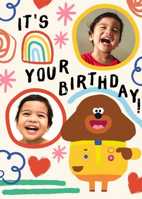 Hey Duggee It's Your Birthday Photo Upload Card