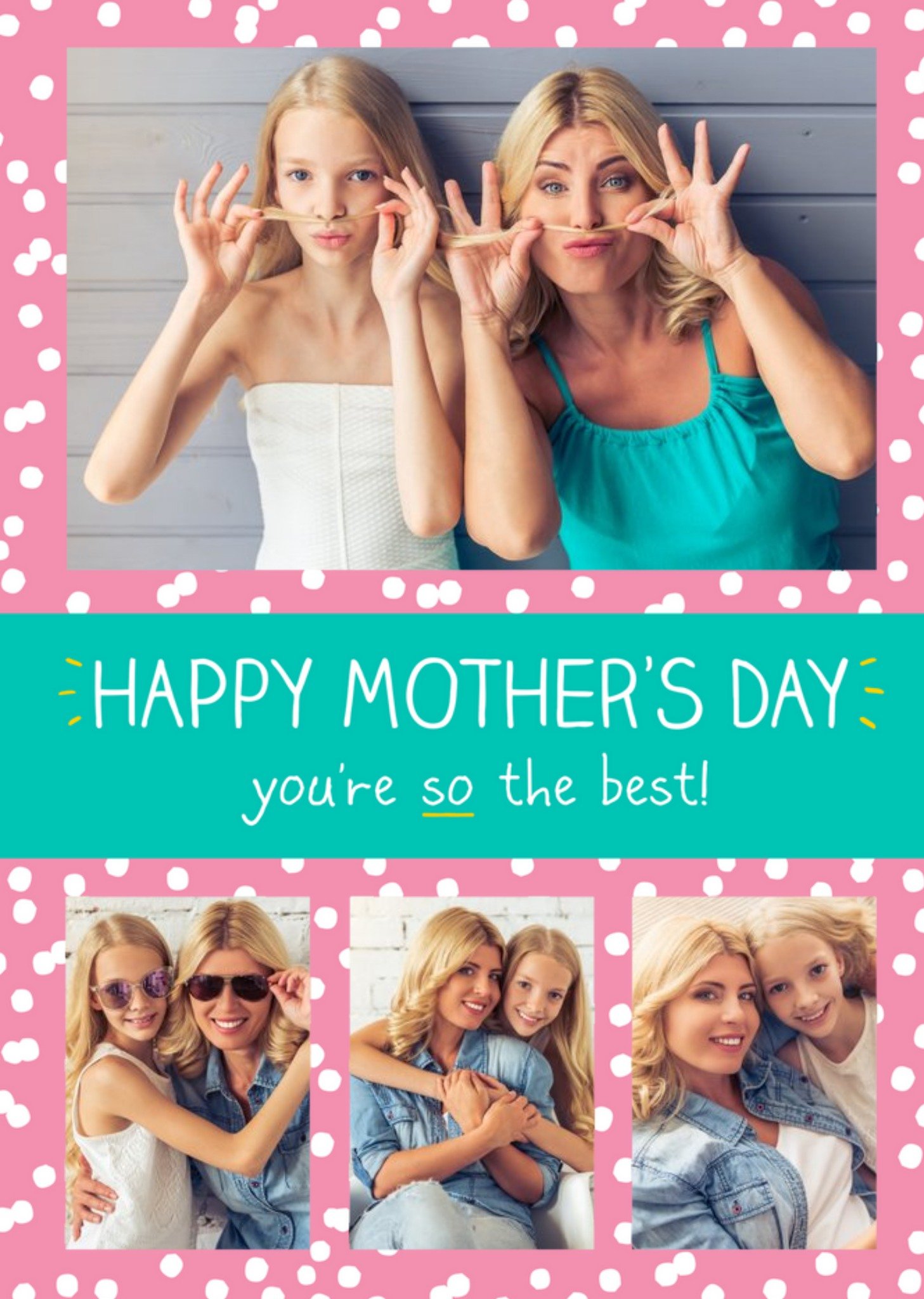 Happy Jackson Mother's Day Card Photo Upload Card You're So The Best Ecard