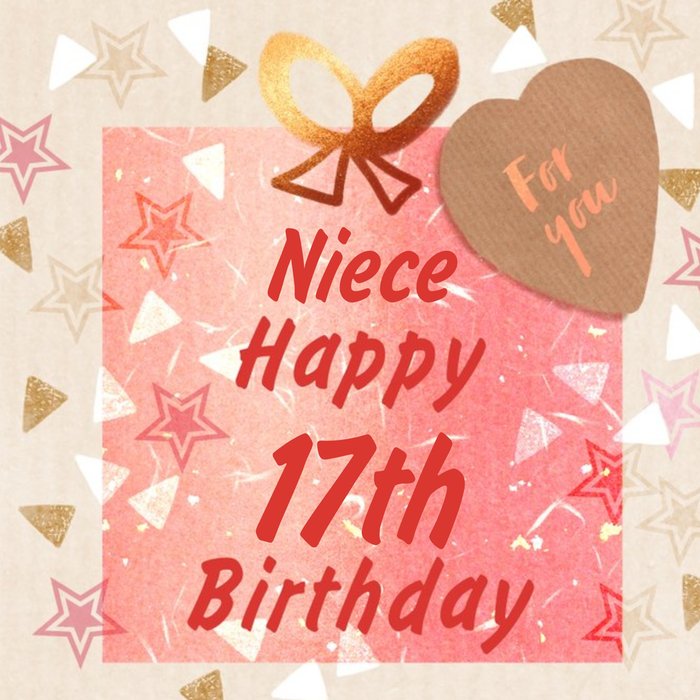 Modern Present Happy Birthday Age Card | Moonpig