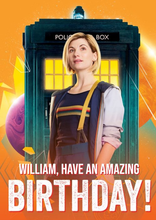 Doctor Who! Have an amazing Birthday!