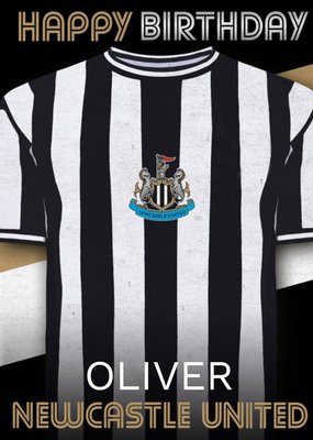 Newcastle United Birthday Card