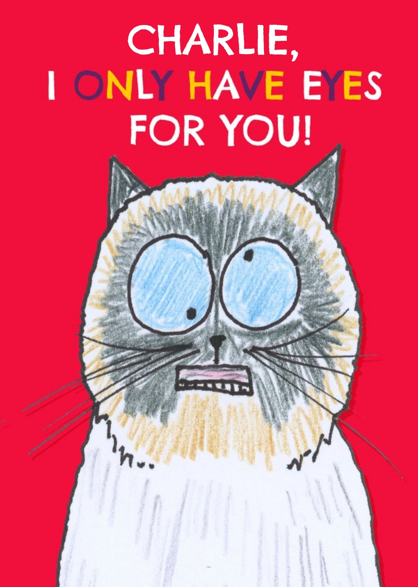 Hercule Van Wolfwinkle I Only Have Eyes For You Card Ecard