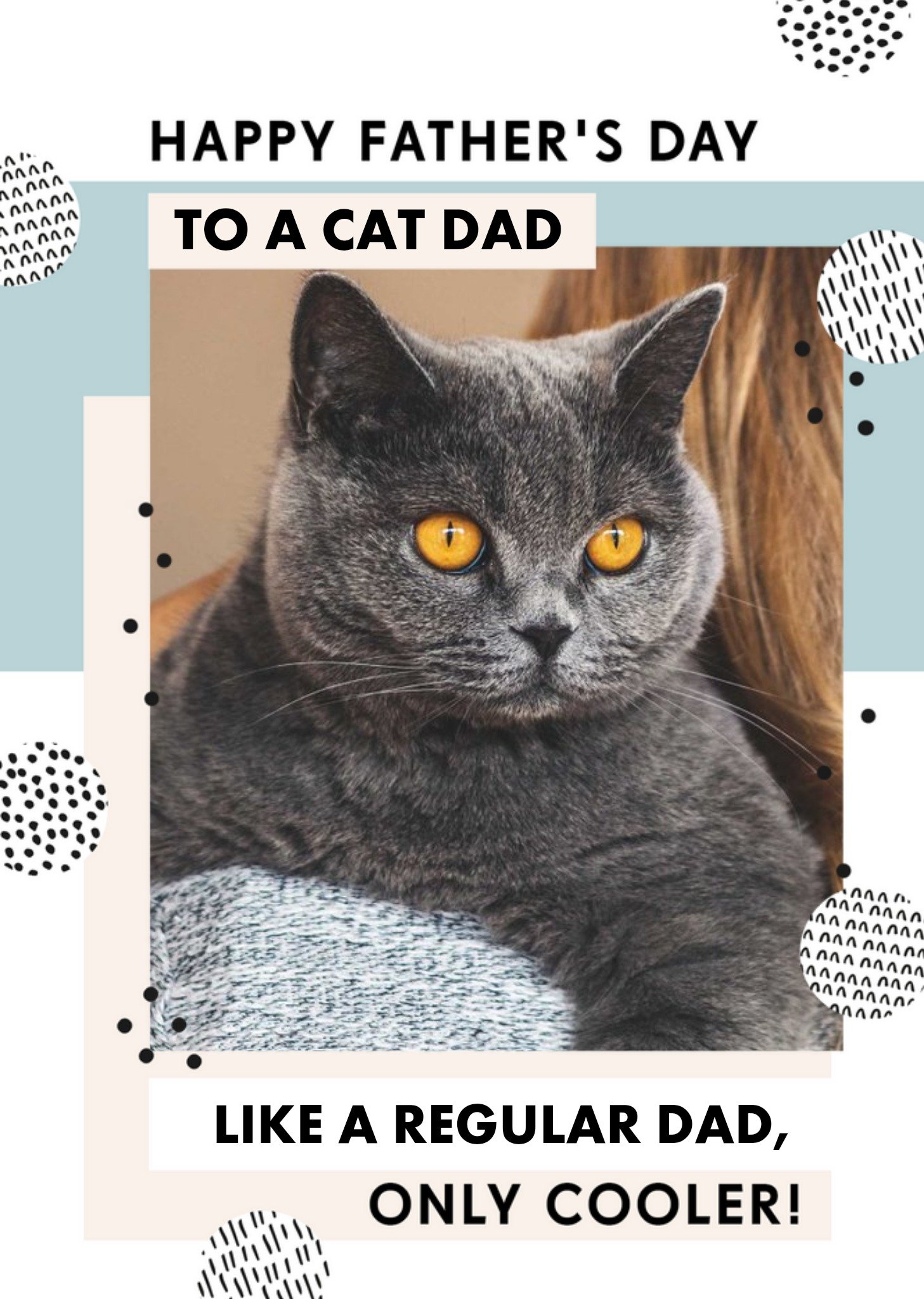 From The Pet Father's Day Photo Upload Card Ecard