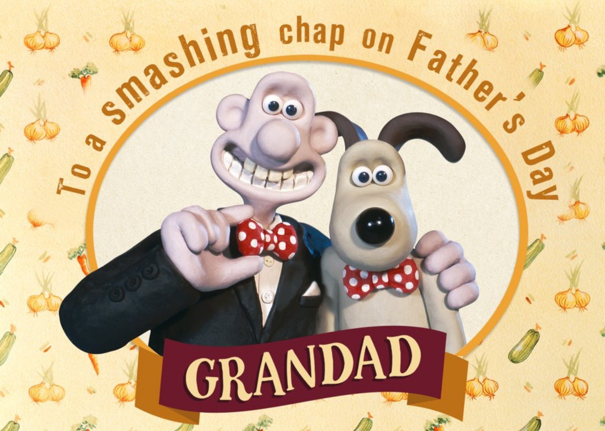 Wallace And Gromit Father's Day Card - Grandad