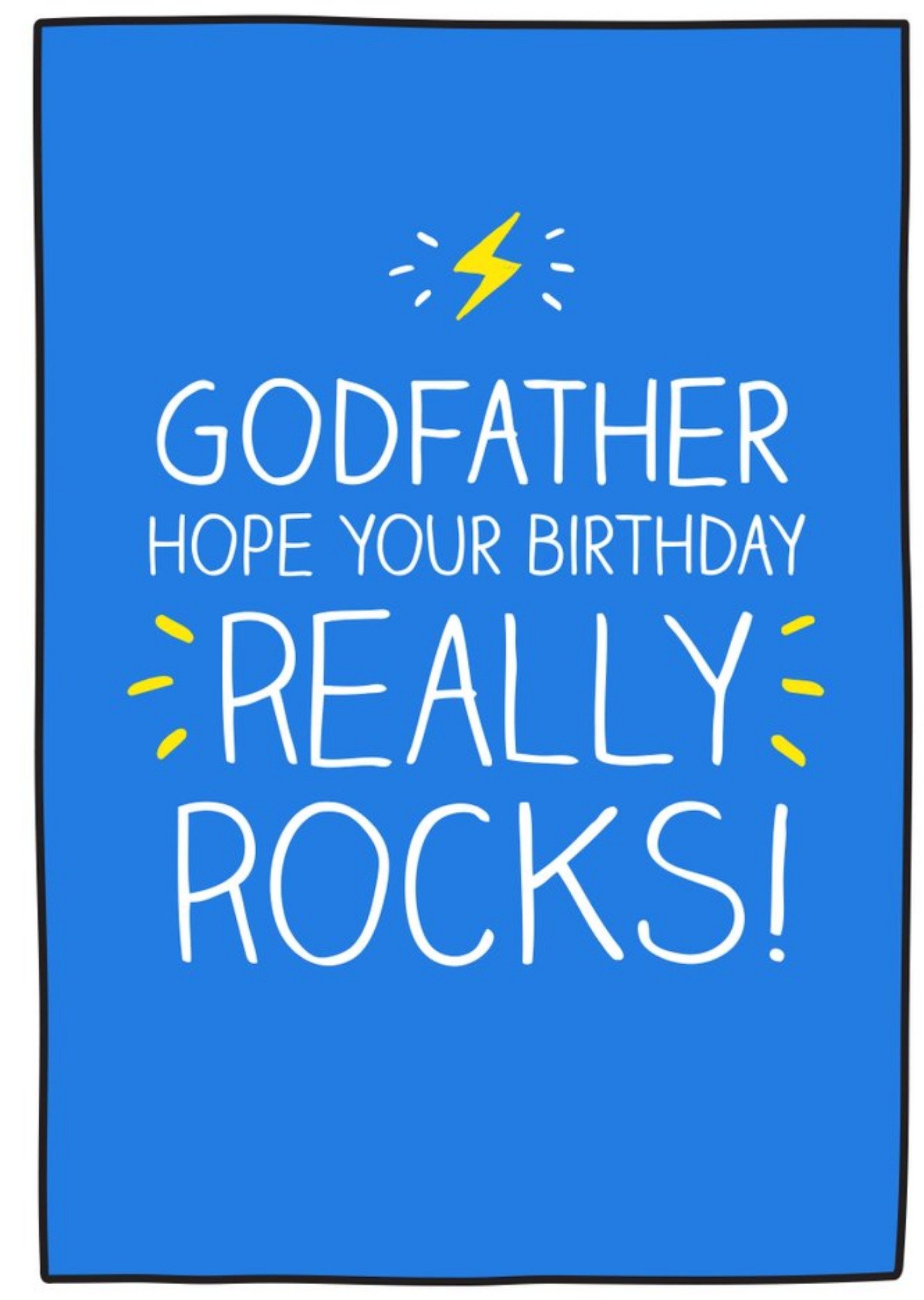 Happy Jackson Godfather Hope Your Birthday Really Rocks Personalised Photo Birthday Card Ecard