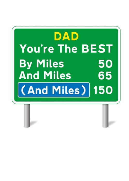 Mungo And Shoddy Dad You're The Best By Miles Father's Day Card