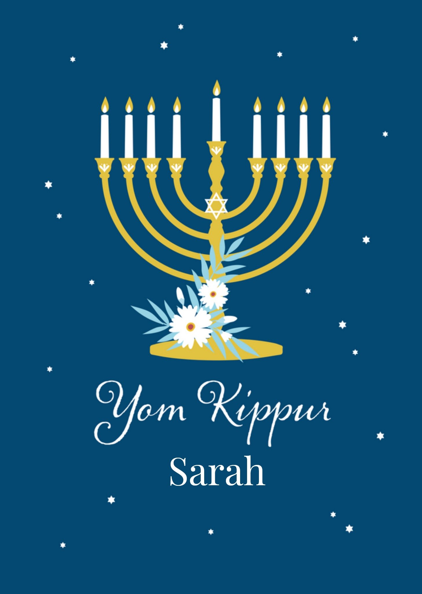 Moonpig Yom Kippur Card Ecard
