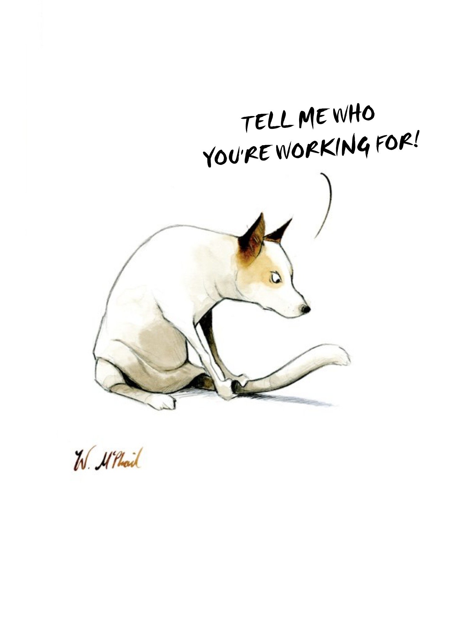 Moonpig Dog Birthday Card - Funny Dog Card, Large