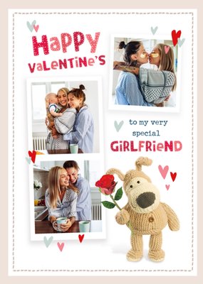 Boofle Sentimental Cute Very Special Girlfriend Photo Upload Valentine's Day Card