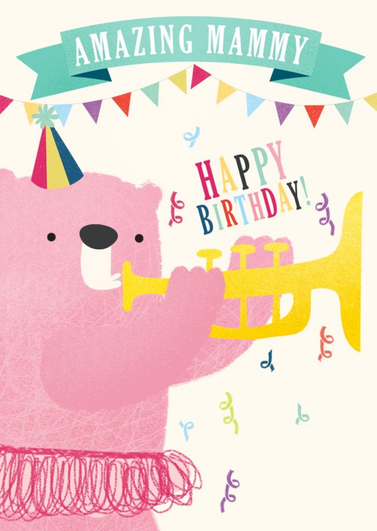 Moonpig Cute Illustrative Mammy Birthday Card , Large
