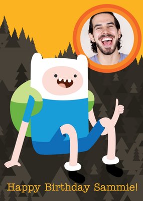 Adventure Time Finn Photo Upload Card