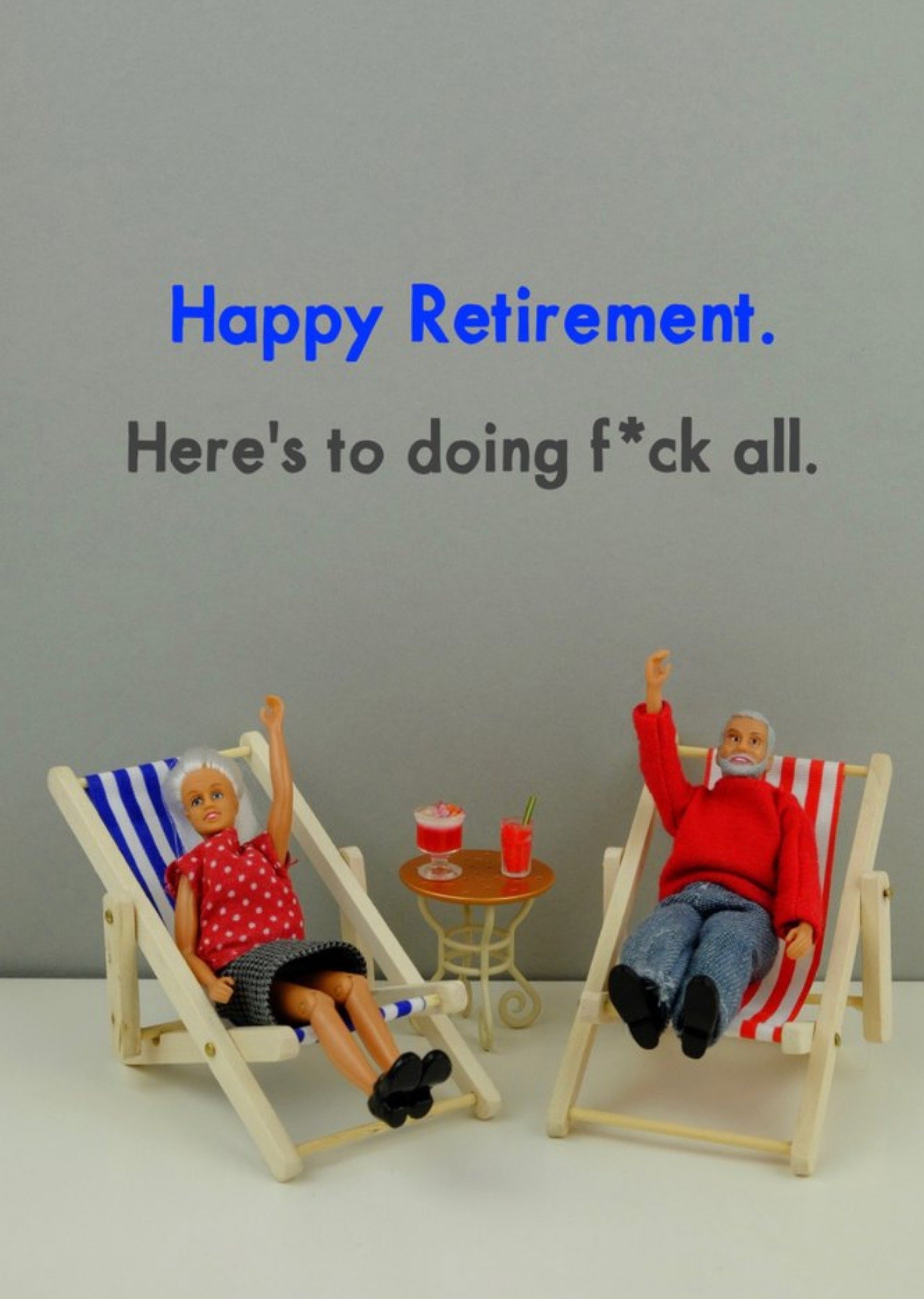 Bold And Bright Funny Rude Happy Retirement Card Ecard