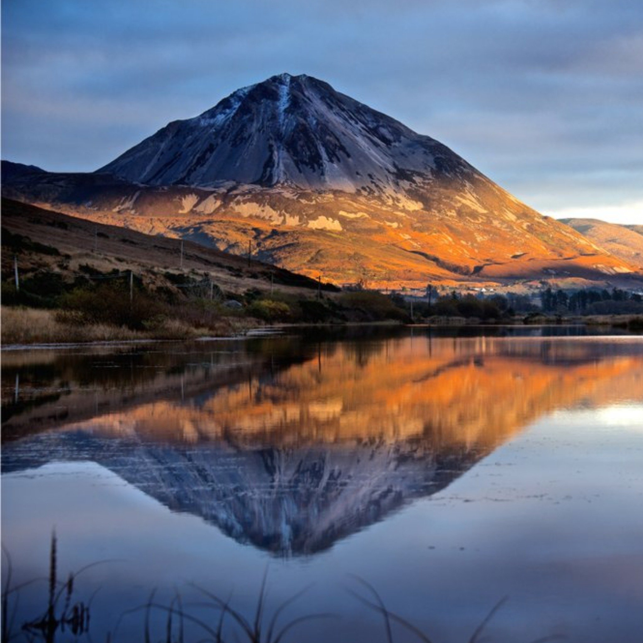 Moonpig Photographic Image Of The Errigal Mountain In Donegal, Ireland Card, Large