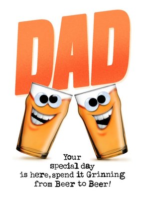 Dad Your Special Day Is Here Card