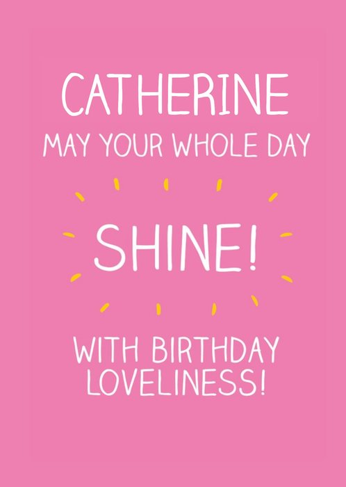 Birthday Card Message