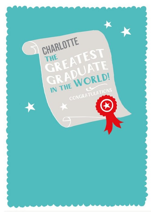 Hotchpotch Illustrated Certificate Graduating Retro Card