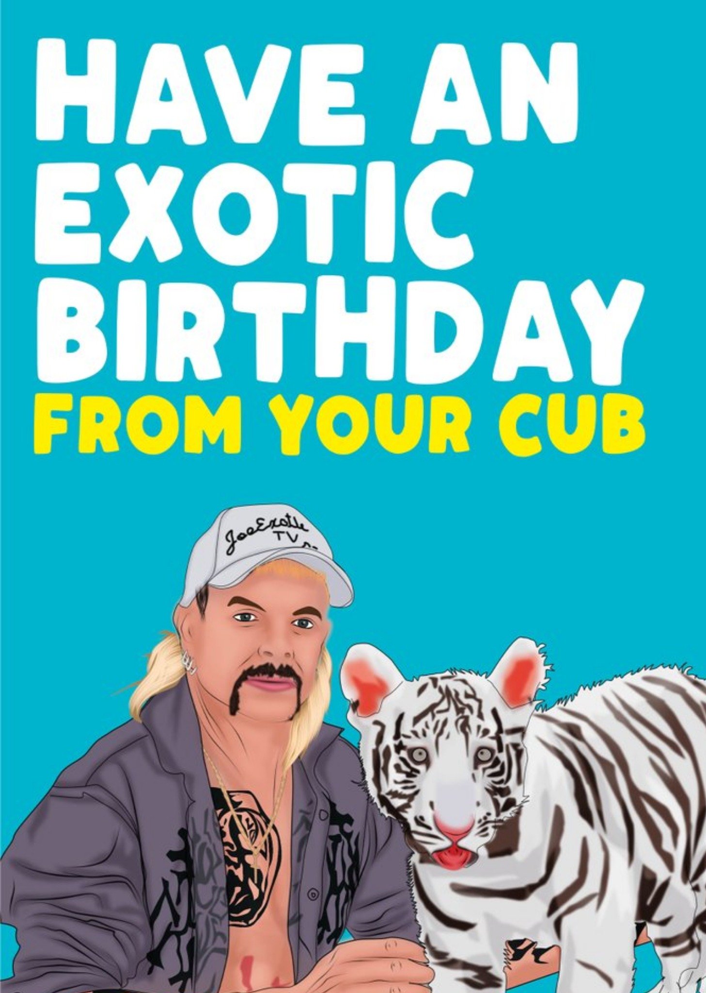 Filthy Sentiments Birthday Cub Card, Large