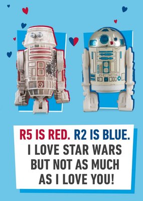 Star Wars I Love Star Wars But Not As Much As I Love  You Anniversary Card