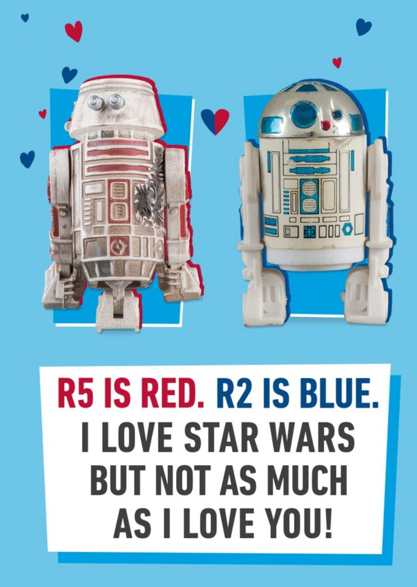 Disney Star Wars I Love Star Wars But Not As Much As I Love You Anniversary Card