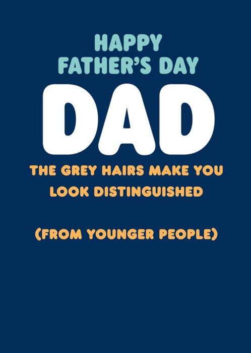 Grey Hairs Funny Father's Day Card