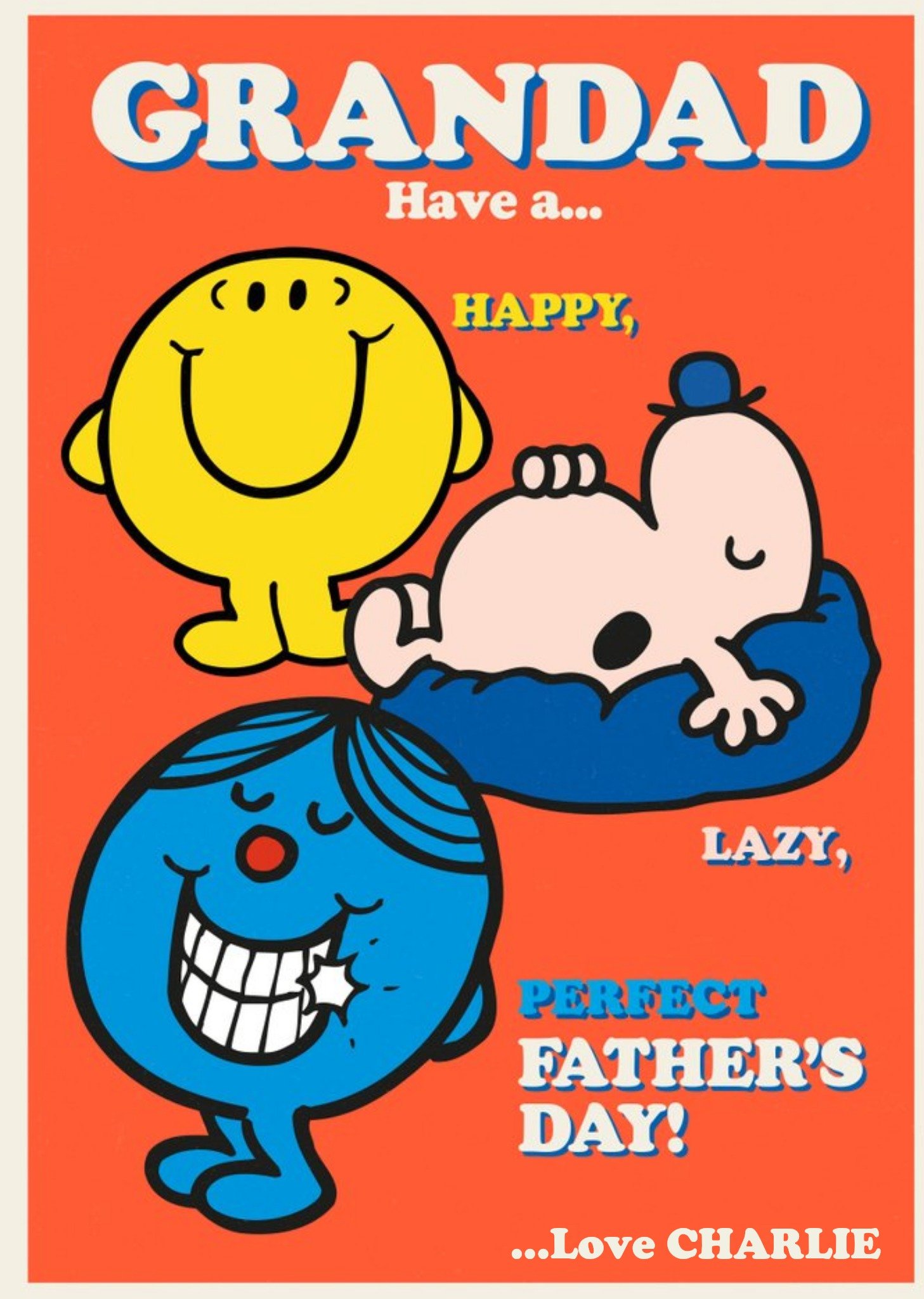 Other Have A Happy Lazy Perfect Fathers Day, Large Card