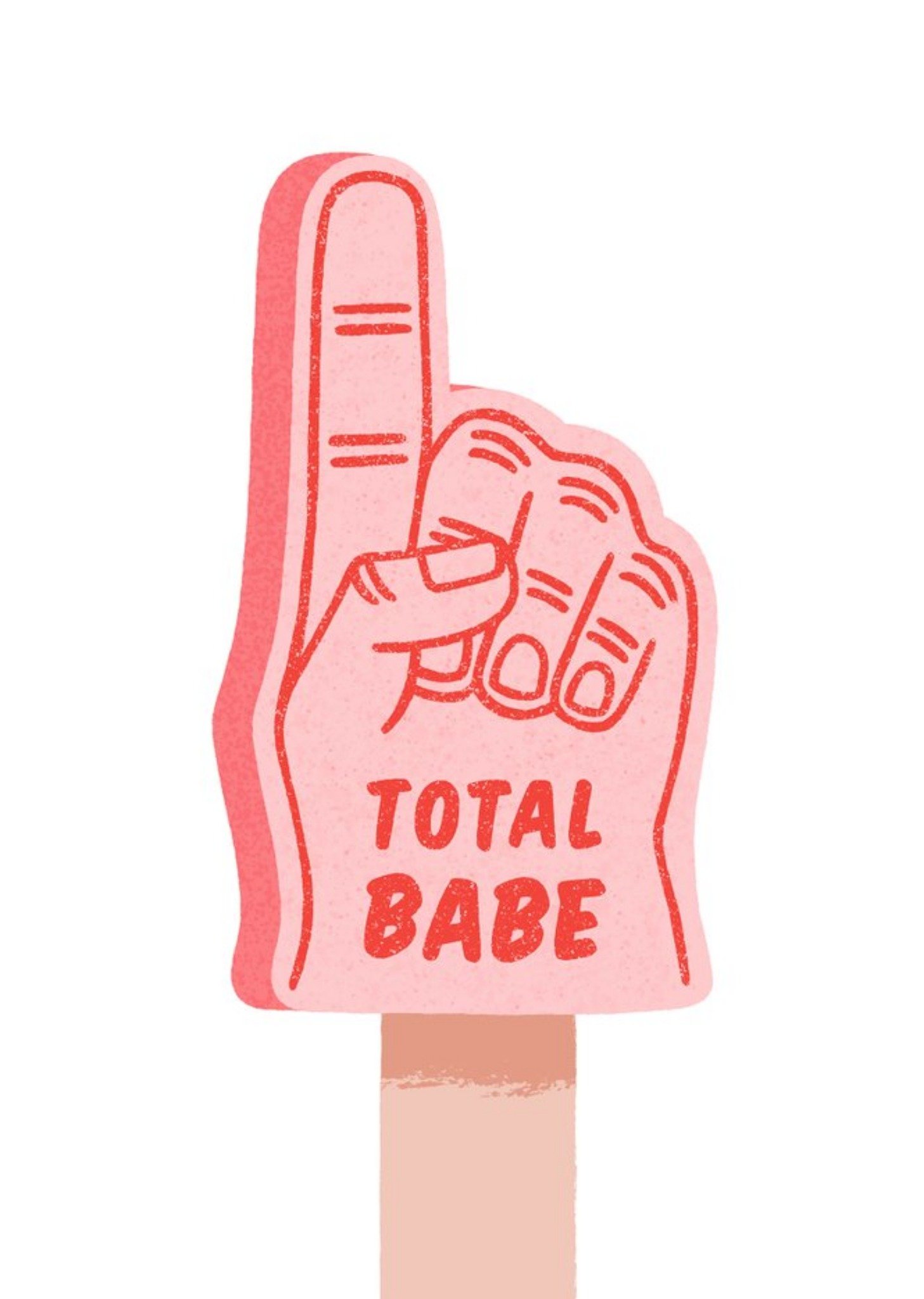 Folio Total Babe Fan Finger Card Ecard