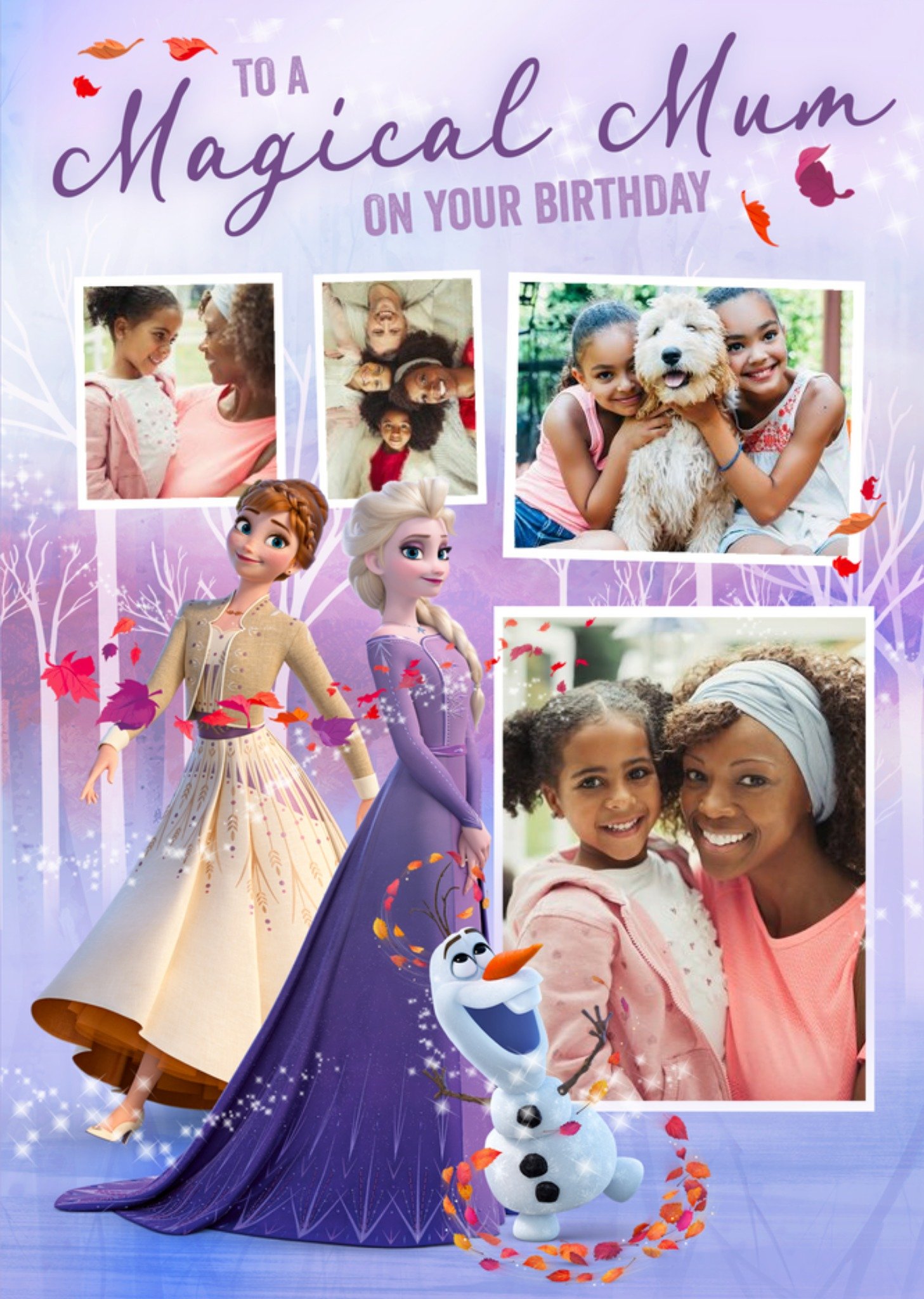 Disney Frozen 2 To A Magical Mum Photo Upload Birthday Card Ecard