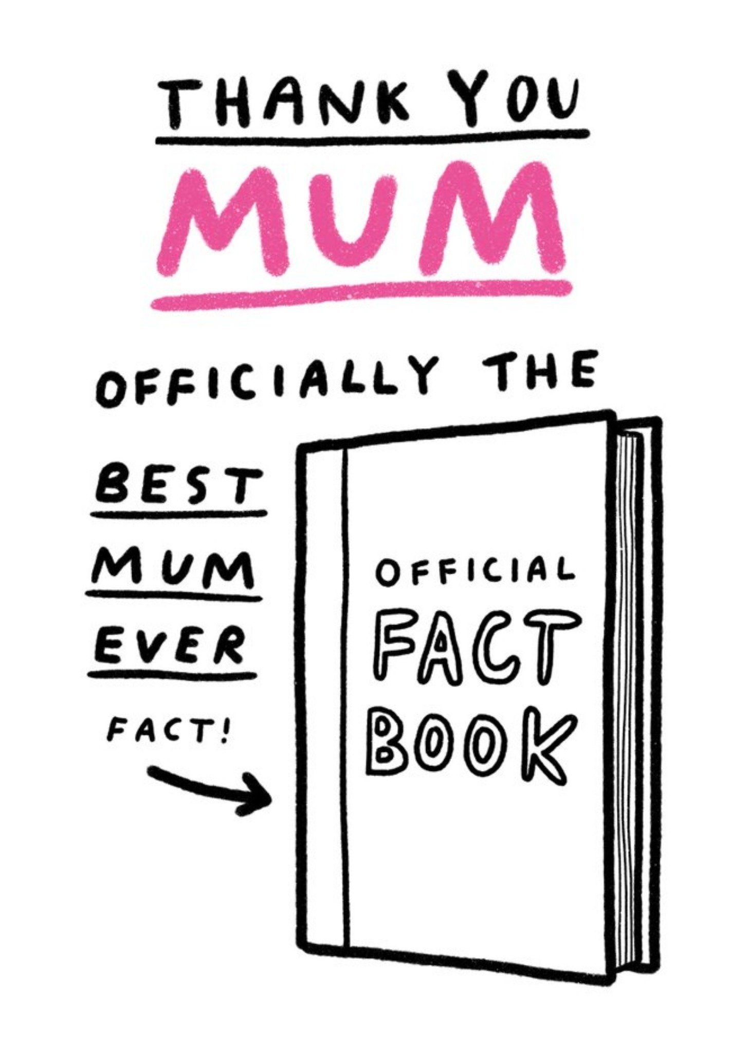Moonpig Icially The Best Mum Ever Thank You Card Ecard